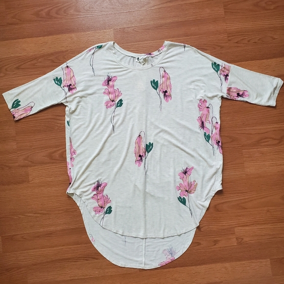 Anthropologie Floreat Oversized Floral Tee - Picture 4 of 12